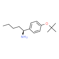 (1S)-1-[4-(TERT-BUTOXY)PHENYL]PENTYLAMINE Structure