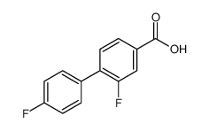 2,4'-DIFLUORO-[1,1'-BIPHENYL]-4-CARBOXYLIC ACID Structure