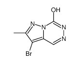 3-溴-2-甲基吡唑并[1,5-d][1,2,4]三嗪-7(6H)-酮结构式