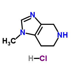 4,5,6,7-Tetrahydro-1-methyl-1H-imidazo[4,5-c]pyridine hydrochloride Structure