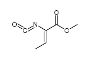 methyl 2-isocyanatobut-2-enoate Structure