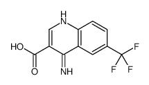 4-amino-6-(trifluoromethyl)quinoline-3-carboxylic acid结构式