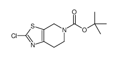 2-氯-6,7-二氢噻唑并[5,4-c]吡啶-5(4H)-羧酸叔丁酯结构式
