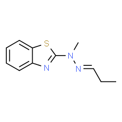 Propanal, 2-benzothiazolylmethylhydrazone (9CI)结构式