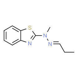 Propanal, 2-benzothiazolylmethylhydrazone (9CI) structure