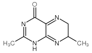 4(1H)-Pteridinone,6,7-dihydro-2,7-dimethyl-(9CI) structure