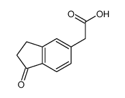 2-(1-oxo-2,3-dihydroinden-5-yl)acetic acid Structure