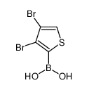 3,4-Dibromothiophene-2-boronic acid Structure