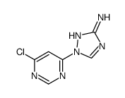 1-(6-Chloropyrimidin-4-yl)-1H-1,2,4-triazol-3-amine Structure