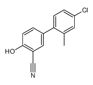 5-(4-chloro-2-methylphenyl)-2-hydroxybenzonitrile Structure