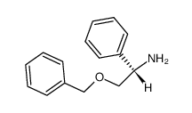 (S)-1-phenyl-2-(phenylmethoxy)ethylamine Structure