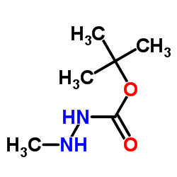 1-BOC-2-甲基肼结构式