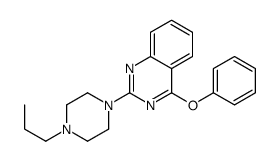 4-phenoxy-2-(4-propylpiperazin-1-yl)quinazoline结构式