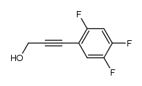 3-(2,4,5-trifluorophenyl)prop-2-yn-1-ol结构式