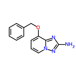 8-(Benzyloxy)[1,2,4]triazolo[1,5-a]pyridin-2-amine Structure