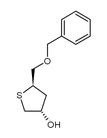(3S,5R)-5-[(benzyloxy)methyl]tetrahydrothiophen-3-ol Structure