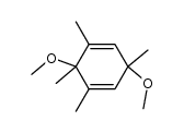 3,6-dimethoxy-1,3,5,6-tetramethylcyclohexa-1,4-diene结构式