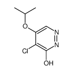 5-chloro-4-propan-2-yloxy-1H-pyridazin-6-one结构式