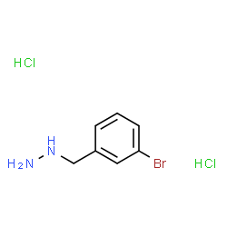1-(3-Bromobenzyl)hydrazine dihydrochloride structure