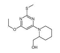 [1-(6-Ethoxy-2-Methylsulfanyl-pyrimidin-4-yl)-piperidin-2-yl]-Methanol Structure