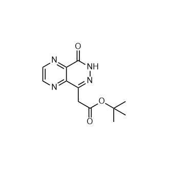 tert-butyl2-(8-oxo-7,8-dihydropyrazino[2,3-d]pyridazin-5-yl)acetate structure