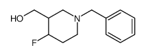 (1-benzyl-4-fluoropiperidin-3-yl)Methanol结构式