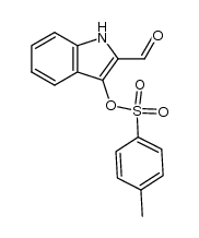 2-formyl-3-tosyloxyindole Structure