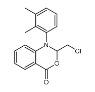 1-(1',2'-dimethyl-phenyl)-2-chloromethyl-1,2-dihydro-3,1-benzoxazin-4-one Structure