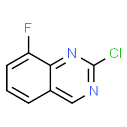 2-氯-8-氟喹唑啉结构式