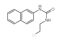 1-(2-chloroethyl)-3-naphthalen-2-yl-urea structure