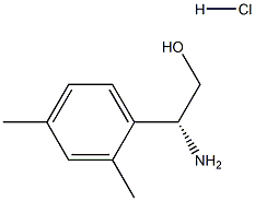 (2R)-2-AMINO-2-(2,4-DIMETHYLPHENYL)ETHAN-1-OL HYDROCHLORIDE Structure