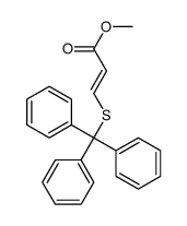 methyl 3-tritylsulfanylprop-2-enoate Structure