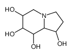 1,2,3,5,6,7,8,8a-octahydroindolizine-1,6,7,8-tetrol结构式