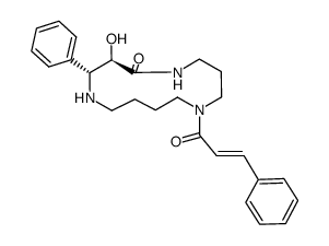 (-)-(2R,3S)-3-hydroxycelacinnine Structure