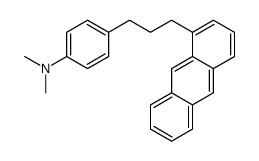 4-(3-anthracen-1-ylpropyl)-N,N-dimethylaniline Structure