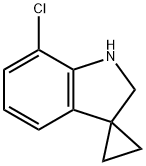 7'-CHLOROSPIRO[CYCLOPROPANE-1,3'-INDOLINE] Structure