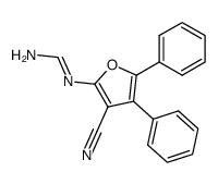 N-(4,5-diphenyl-3-cyano-2-furyl)formamidine结构式