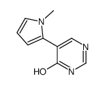 5-(1-methylpyrrol-2-yl)-1H-pyrimidin-6-one结构式