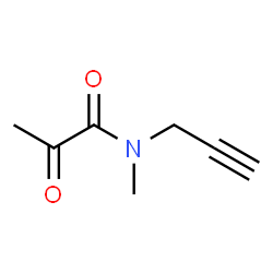 Propanamide, N-methyl-2-oxo-N-2-propynyl- (9CI) structure