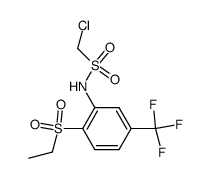 1-chloro-N-(2-(ethylsulfonyl)-5-(trifluoromethyl)phenyl)methanesulfonamide Structure