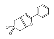 2-phenyl-4,6-dihydrothieno[3,4-d][1,3]oxazole 5,5-dioxide结构式