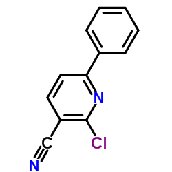 2-Chloro-6-phenylnicotinonitrile Structure