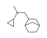 N-(3-bicyclo[2.2.1]heptanylmethyl)-N-methylcyclopropanamine结构式