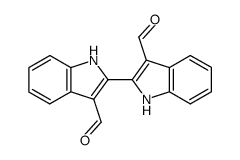 2,2'-bi(1H-indolyl)-3,3'-dicarbaldehyde Structure