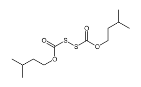 3-methylbutyl (3-methylbutoxycarbonyldisulfanyl)formate结构式