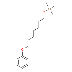 [(7-Phenoxyheptyl)oxy]trimethylsilane结构式