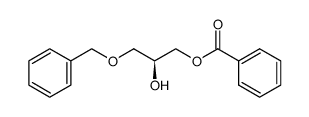 (S)-3-(Phenylmethoxy)-1,2-propandiol, 1-Benzoat Structure