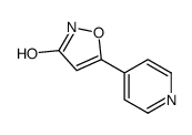 5-(吡啶-4-基)异恶唑-3-醇结构式