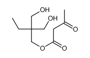 2,2-bis(hydroxymethyl)butyl 3-oxobutanoate结构式