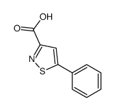 5-phenyl-1,2-thiazole-3-carboxylic acid Structure